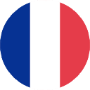 Circular France Flag Icon