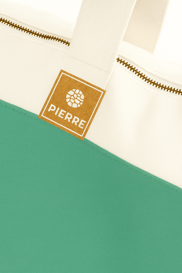 PIERRE Branded Canvas Tote Bag