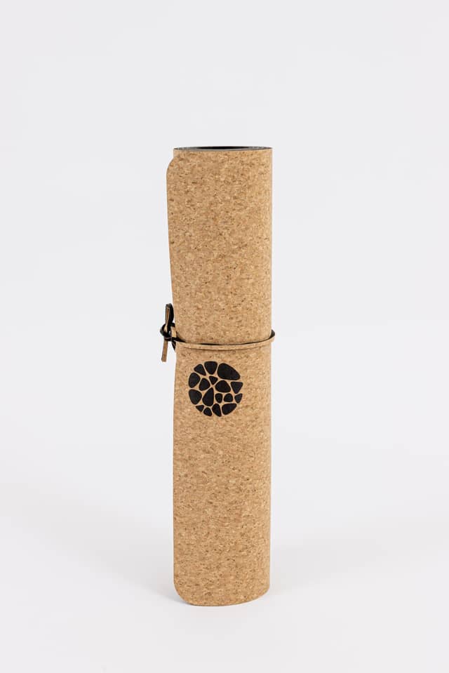 Rolled PIERRE Cork Yoga Mat
