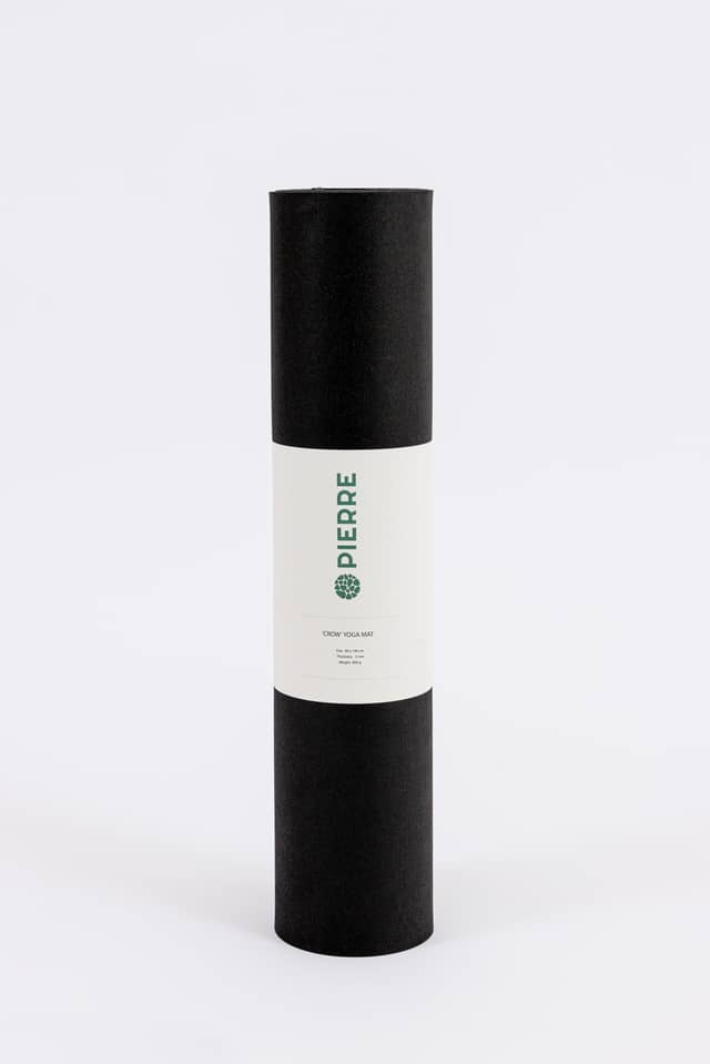 PIERRE Crow Black Yoga Mat