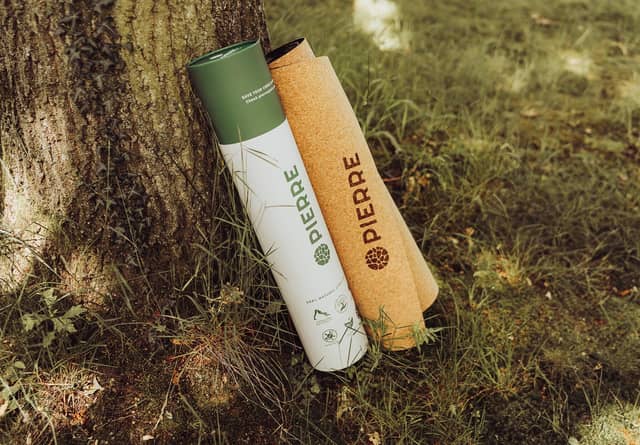PIERRE Cork Yoga Mat And Case