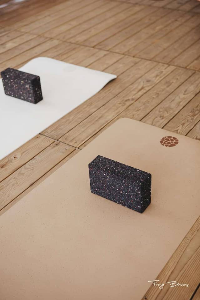 Yoga Mats and Recycled Blocks by PIERRE