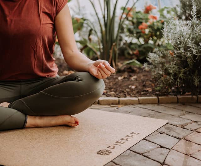 Outdoor Meditation on PIERRE Cork Mat