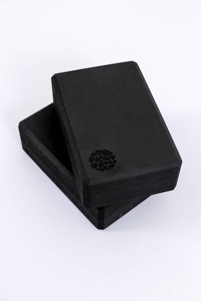 PIERRE Recycled Black Yoga Blocks