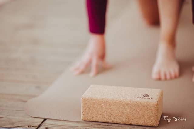 Festival Dome Cork Block Cream Mat Still