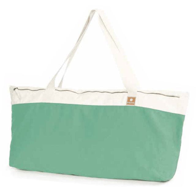 Green And White PIERRE Yoga Bag