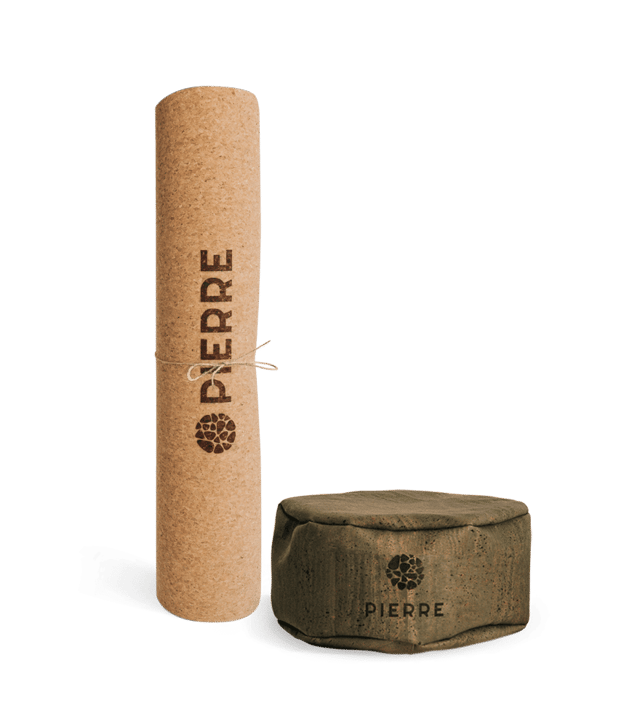 PIERRE Cork Yoga Mat And Cushion