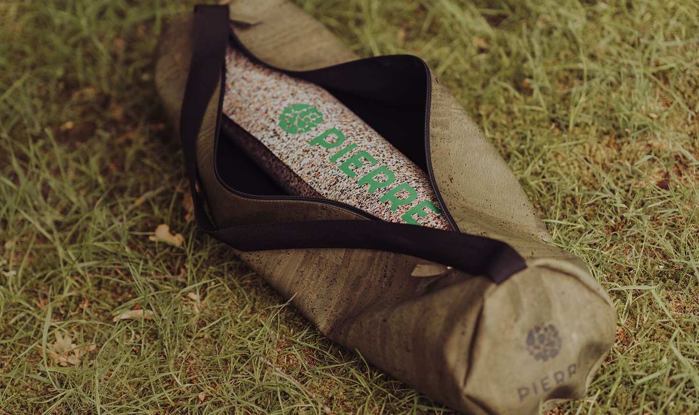 PIERRE cork yoga mat bag detail