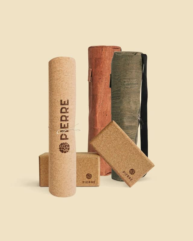 PIERRE Cork Yoga Mats and Blocks