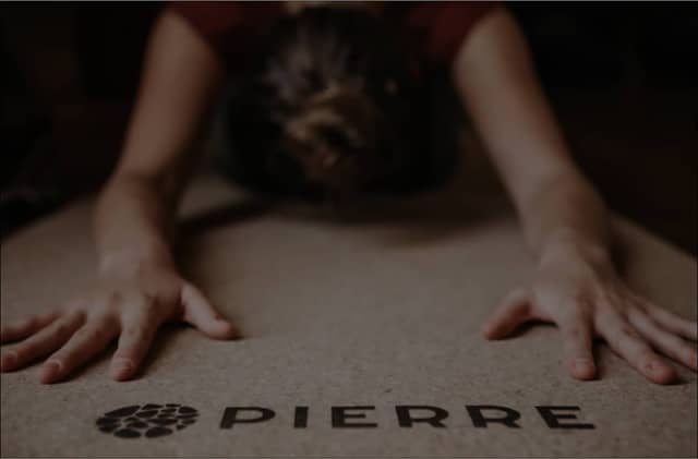 Yoga Practice On PIERRE Cork Mat