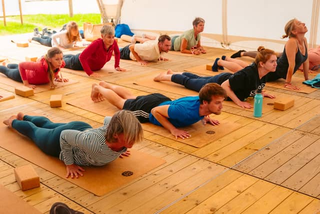 Rock Werchter Class Chaturanga Row