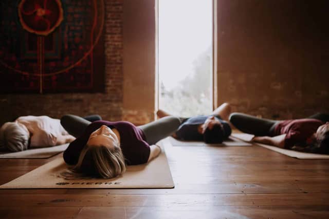 Yoga Practice On PIERRE Mats