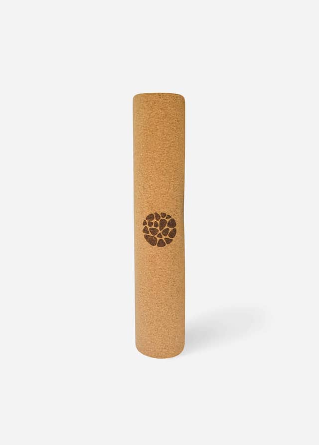 Rolled PIERRE Cork Yoga Mat