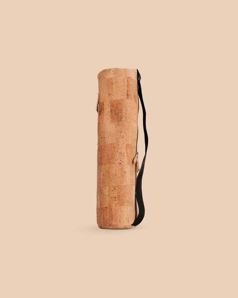 Natural cork yoga bag by PIERRE