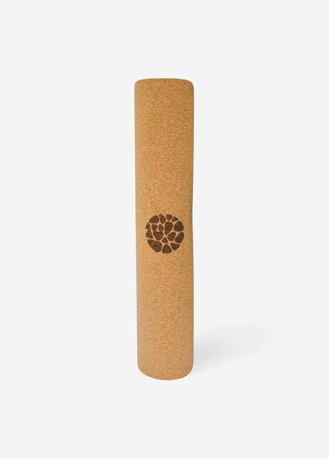 Rolled PIERRE Cork Yoga Mat