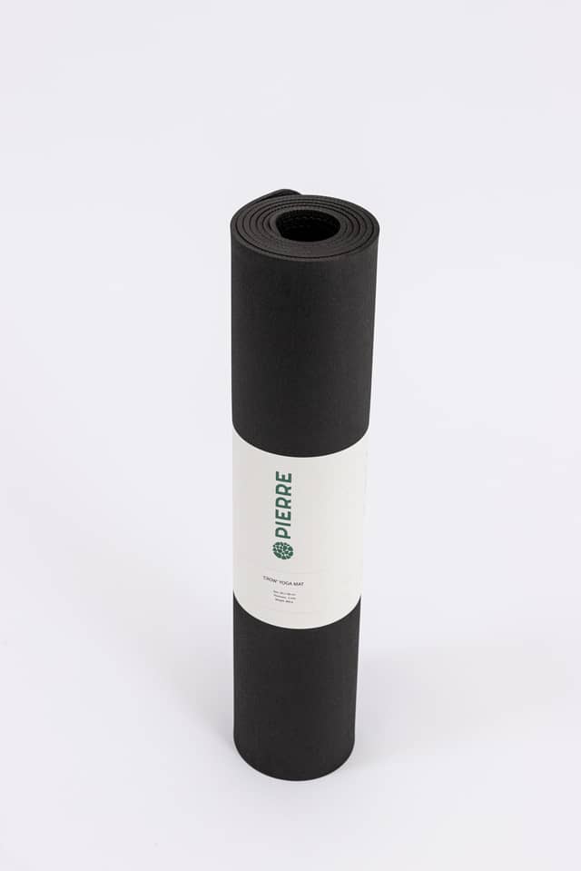 Rolled PIERRE Crow Yoga Mat