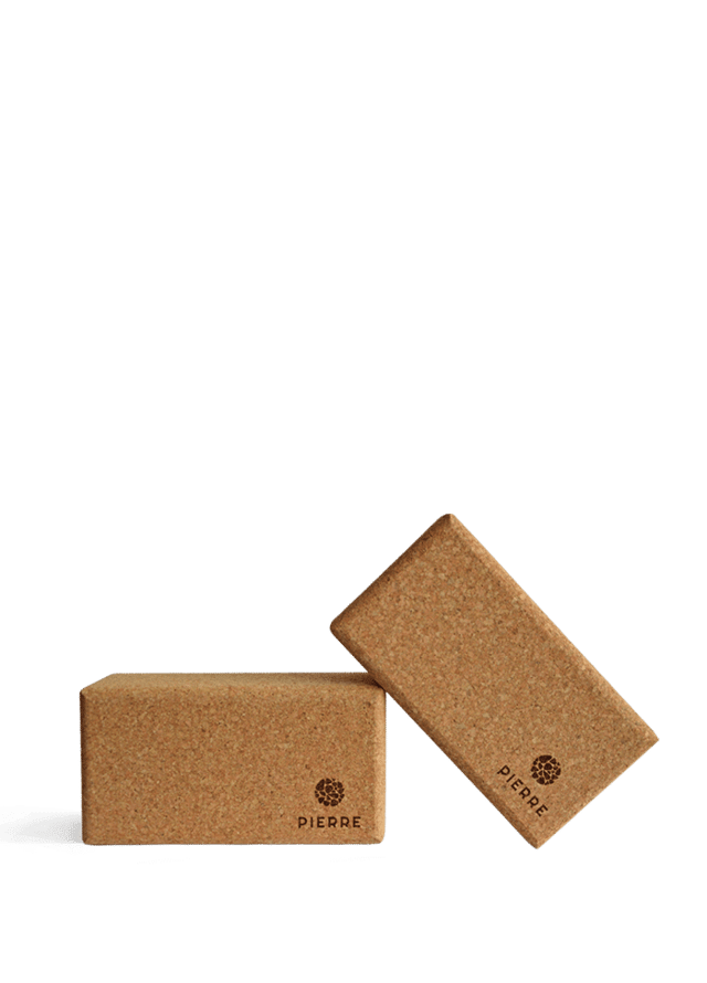 PIERRE Sustainable Cork Yoga Blocks
