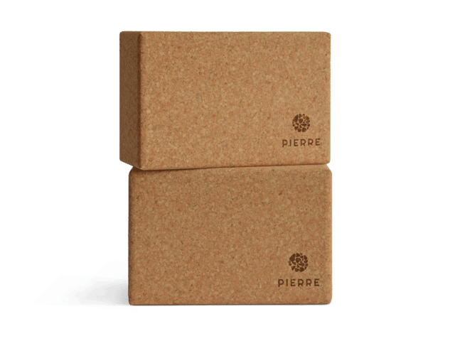 PIERRE Sustainable Cork Yoga Blocks