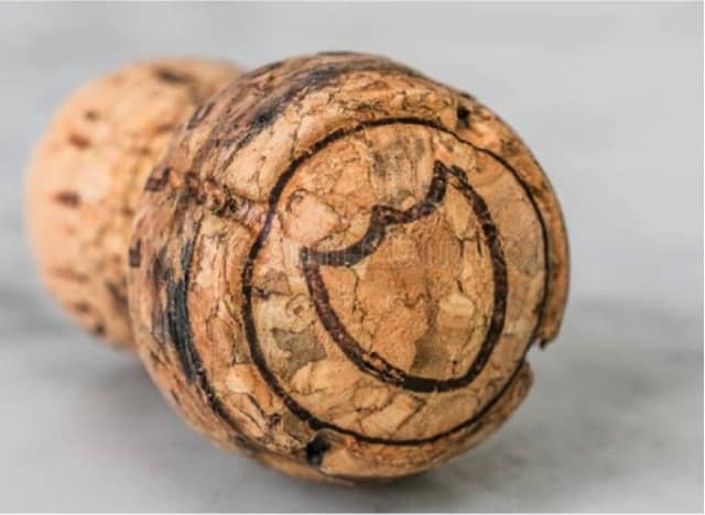 Natural Wine Cork Texture Close Up