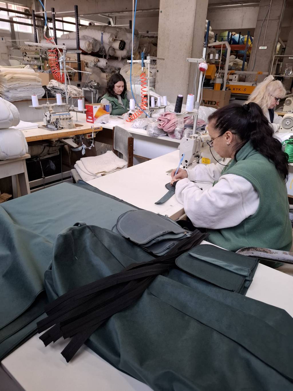 L'atelier de couture, sacs et housses