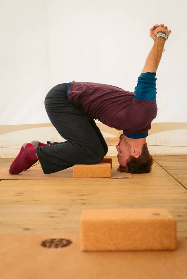 Rock Werchter Supported Shoulder Pose Block