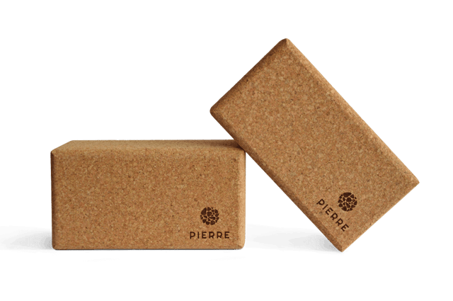 PIERRE Sustainable Cork Yoga Blocks