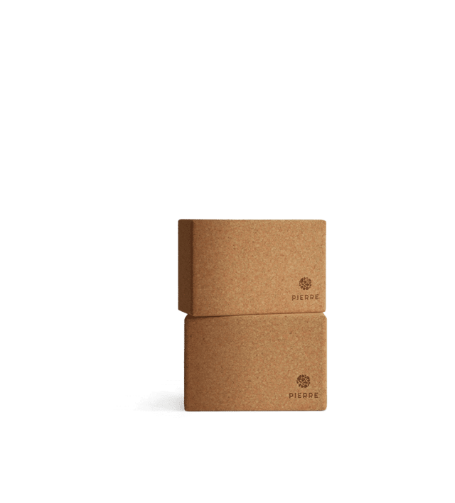 PIERRE Sustainable Cork Yoga Blocks