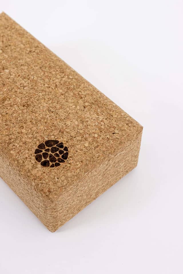 PIERRE Branded Cork Yoga Block