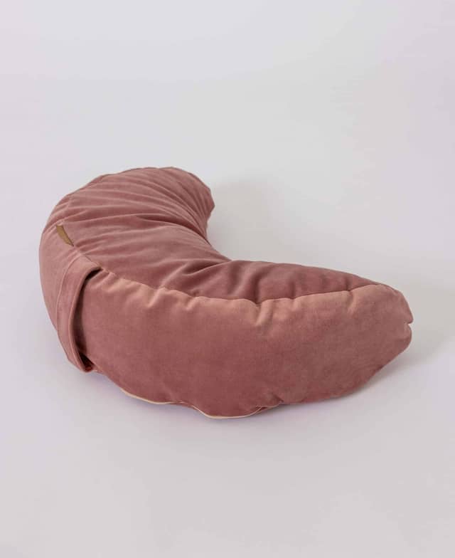 Pink PIERRE Crescent Meditation Cushion