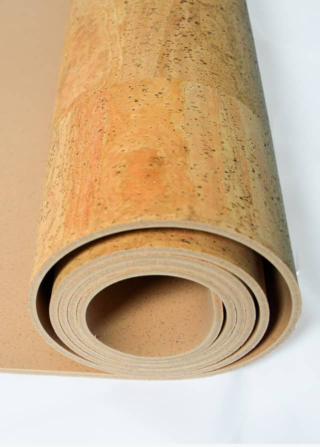 Rolled PIERRE Cork Yoga Mat