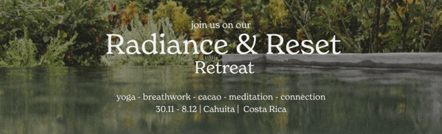 Radiance and Reset Yoga Retreat Banner