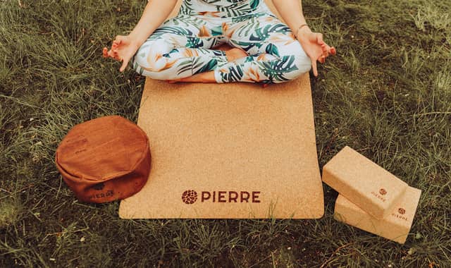 PIERRE Cork Yoga Equipment Set