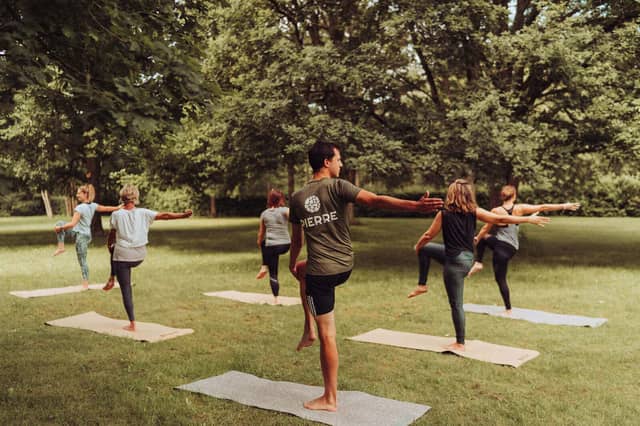 Outdoor Yoga Class With PIERRE