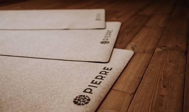 Branded Cork Yoga Mats PIERRE