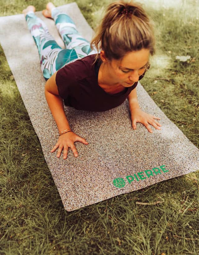 Outdoor Yoga on PIERRE Mat
