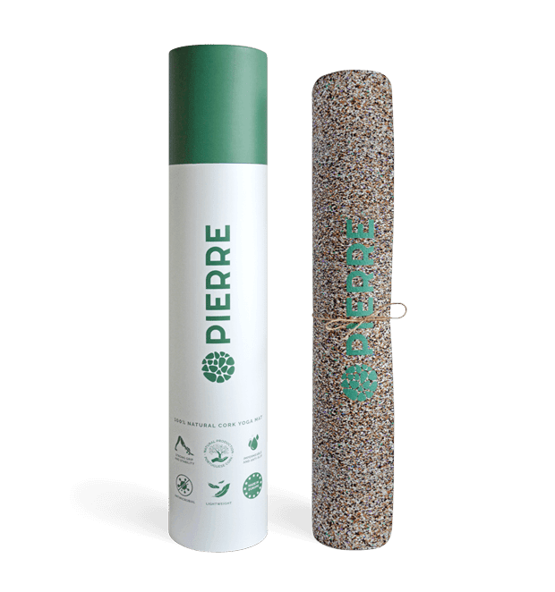 PIERRE Recycled Yoga Mat With Packaging
