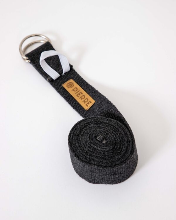 Yogariem - Recycled katoen - 250 cm lang Yogariem Recycled katoen gemaakt in Europa. Duurzame eco yogariem voor authentieke yoga van Pierre Sports. Volledig gemaakt in Europa